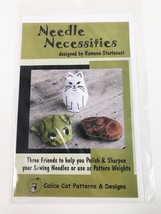 Needle Necessities Kitties Frog Sharpen Needles Pin Pattern Weights Gift Pattern - £3.88 GBP