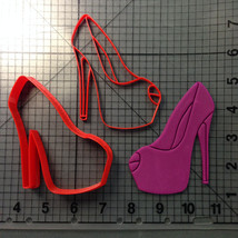 High Heel 101 Cookie Cutter and Stamp - $5.50+