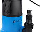 With A 25-Foot Power Cord, The Foting Sump Pump Submersible 1Hp, And Bas... - $95.93