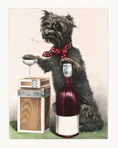 11801.Decoration Poster.Room wall.Home modern design.Kitchen food.Wino pet dog - £13.36 GBP+