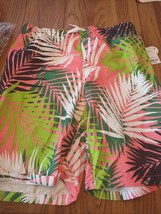 Palm Leaves Boys Size 14/16 Husky Swim Shorts - £15.65 GBP