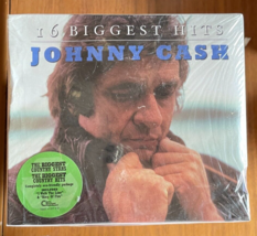 Johnny Cash 16 Biggest Hits CD &amp; Thirt Size XL Limited Edition Collector&#39;s Crate - £15.73 GBP