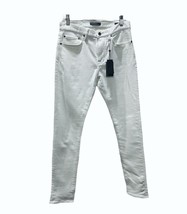 John Varvatos White Pants JV704 J704 Tapered Sz 31 NEW NWT Reg $428 - $108.89