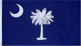 HOME-OUTDOOR South Carolina Blue State Flag 3x5 3' x 5' US Garden, Lawn, Supply, - £3.90 GBP