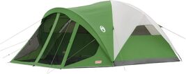 Coleman Evanston Screened Camping Tent, 6 Person Weatherproof Tent - €143,48 EUR