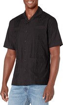 $75 Cubavera Mens Short Sleeve Button Embroidered Guayabera Shirt Camp Collar 2X - £22.41 GBP