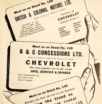 1957 British &amp; Colonial Motors Import Advertisement Autocar Automobilia ... - $29.99