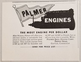 1949 Print Ad Palmer Marine Engines Made in Cos Cob,Connecticut - £6.33 GBP
