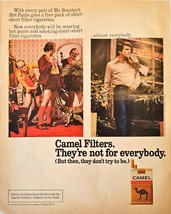 Camel Filters Not For Everyone Hot Pants Mr. Stanley&#39;s-1972 Vintage Prin... - $181.16 MXN