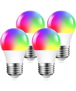 A15 Led Rgb Dimmable Dogain Smart Light Bulbs E26 Base Compatible With A... - $785.86 MXN