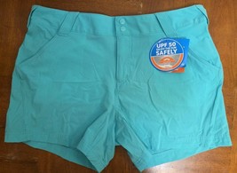 Columbia PFG Shorts Women’s Size 16 Omni Shade UPF 50 Turquoise NWT - $21.95