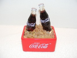VINTAGE COCA COLA COLLECTIBLE MINI COOLER LIGHT UP COUNTER DISPLAY - £19.53 GBP
