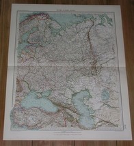 1927 Map Of Soviet Union Russia Finland Belarus Lithuania Ukraine Caucasus - £26.35 GBP