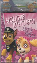 Paw Patrol Girl by nickelodian Invitation and Thank You Card  (8-Count) - $6.25 CAD