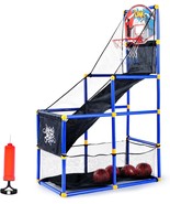 JOYIN Kids Arcade Basketball Game Set with Ball and Hoop for Kids Indoor... - £46.35 GBP