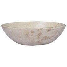 vidaXL Cream Marble Sink Basin | 20.9"x15.7"x5.9" | Cream Glazed, White Marble - €258,00 EUR
