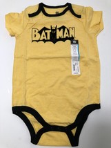 DC Comincs Boys Yellow Vintage Batman Short Sleeve Bodysuit Size NWT Siz... - £9.57 GBP