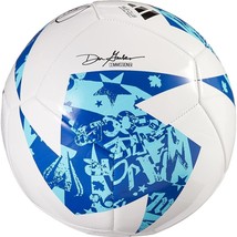 Adidas MLS Club Soccer Ball Size 5 Blue White Bright Cyan Soft Durable Official - £23.02 GBP