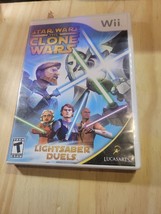 Star Wars The Clone Wars Light saber Duels Nintendo Wii Complete Tested - $8.01