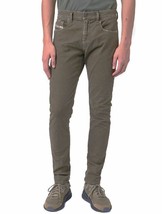 DIESEL Herren Slim Fit Jeans D - Strukt Solide Khakigrün Größe 26W A01014-069WD - £57.74 GBP