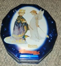 VTG NORMAN Rockwell Snickers 2002 Christmas Tin 1949 Wiseman Angel - $9.98