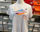 YONEX Women&#39;s Badminton T-Shirts Sports Top Tee White [100/US:M] NWT 89T... - £21.97 GBP
