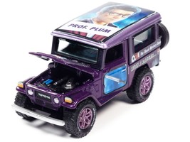 1980 Toyota Land Cruiser Purple Metallic "Modern Clue Professor Plum" with Poker - €28,99 EUR