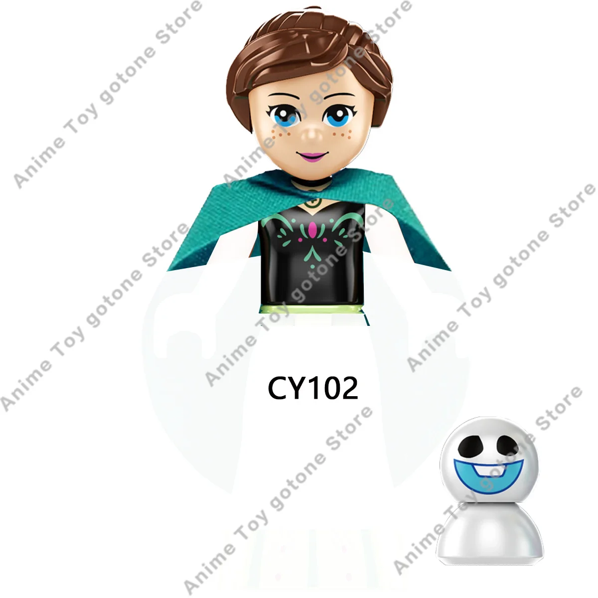 Disney Anime Mini Bricks Princess Anna CY1013 - Kids Building Block Toy ... - $7.00