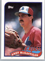 1989 Topps 278 Andy McGaffigan  Montreal Expos - £0.77 GBP