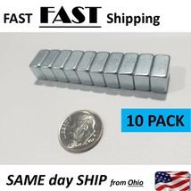 10 PACK - Square Neodymium Block Magnets N50 SUPER Strong Rare Earth - $16.10