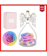 Exquisite Preserved Rose and Glass Angel - Thoughtful Gifts for Any Occa... - $1,045.11 MXN