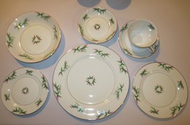 Harmony House Fine China 1954 Mandarin Pattern 7pc service for 6 43 pcs Gold trm - £239.80 GBP