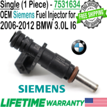 1Pc Siemens Genuine Flow Matched Fuel Injector for 2007, 2008 BMW 328xi ... - $49.49