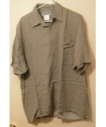 UNTIED a break from tradition Men&#39;s Short Sleeve Green, Gray Pattern Large - £6.62 GBP