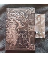 DND Notebook / Journal 200 Page Book 3D Silver Dragon Embossed RPG With ... - €14,75 EUR