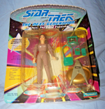 Sealed, Unpunched 1992 Playmates Star Trek NG-Lt. Comm. Deanna Troi on Card - £12.07 GBP