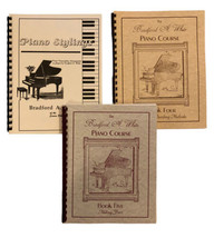 Bradford A White Piano Course Lot 3 Books Adding Flare Stylings Chording Methods - £27.94 GBP