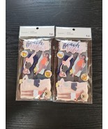 Lot Of 2 Beach Vibes Stickers Scrapbooking Journaling Card Making Ocean - $7.99