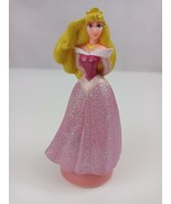 Disney Aurora Wearing Pink Glittery Ball Gown 3.5&quot;  Stamper Figure Rare - $5.93