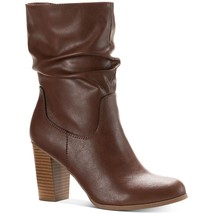 Style &amp; Co Women&#39;s Saraa Slouch Mid-Shaft Boots Cognac Size 10.5M No Box B4HP - £20.05 GBP