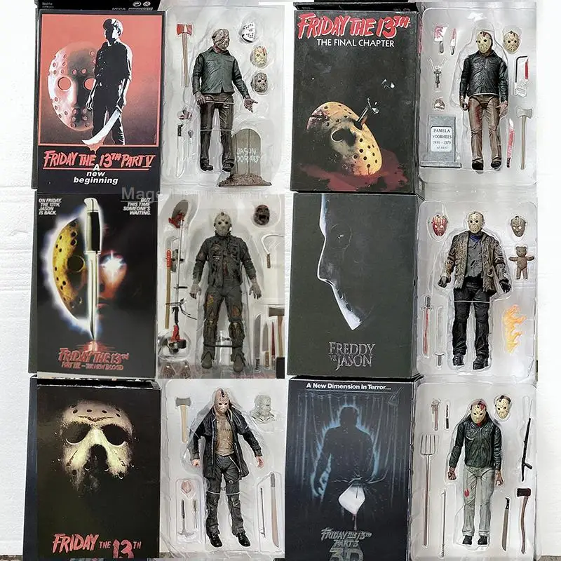  figure toys freddy jason voorhees blood ultimate action figure jason collectible model thumb200