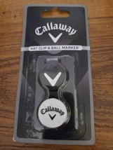 Callaway Golf - Hat Clip and Ball Marker Black and White New in Package - £7.94 GBP