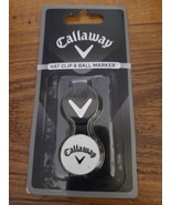 Callaway Golf - Hat Clip and Ball Marker Black and White New in Package - £7.90 GBP