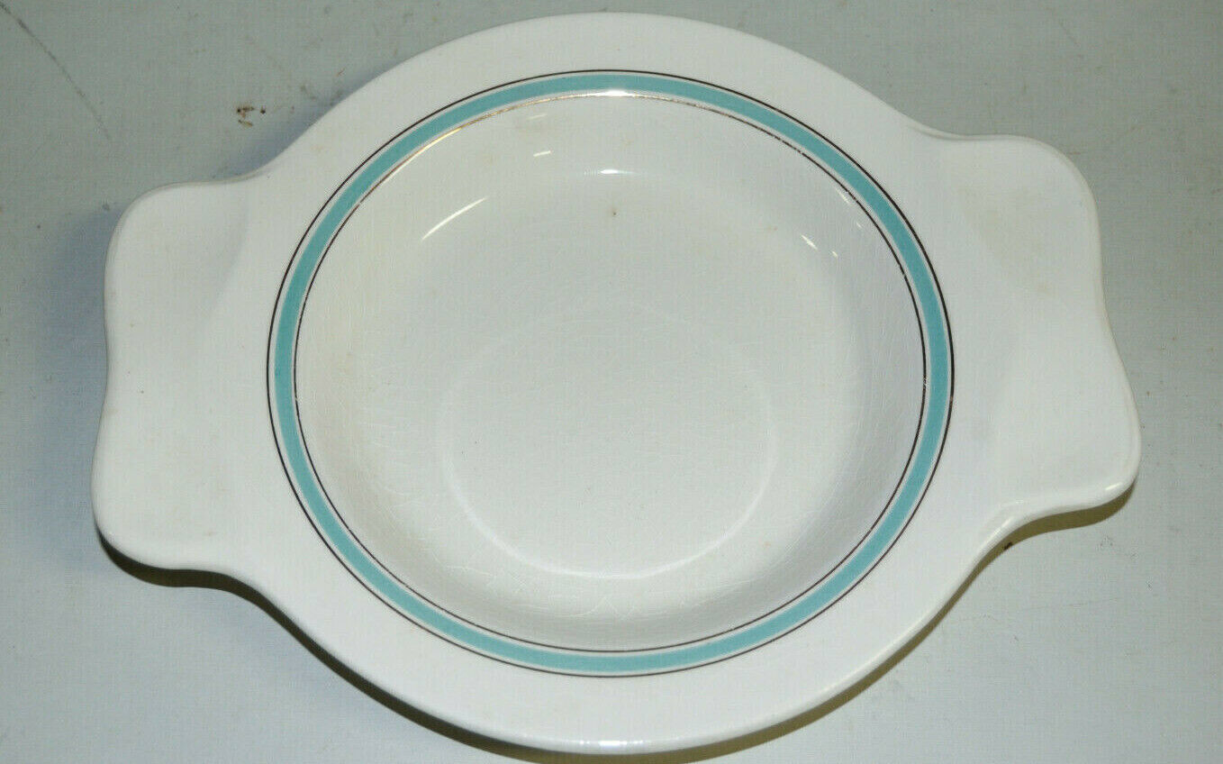 1930s Salem China Child&#39;s Plate for International Silver Feeding DIsh Bl... - $19.99