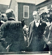 McKinley Receives Gold Plate At Union Iron Works California 1901 Victori... - $24.99