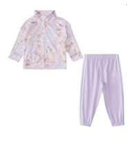 adidas Baby Girls 2-pc. Pant Set Size 3Months  Color - White Purple - $32.73