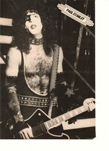 Paul Stanley Gene Simmons Kiss teen magazine pinup clipping shirtless Ro... - $3.50