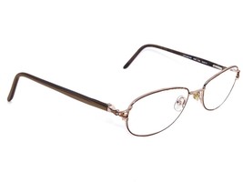 L&#39;amy Women&#39;s Eyeglasses L&#39;Accent 420 C02 Gold &amp; Brown Frame France 53[]... - $19.99