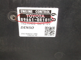 09-10-11 TOYOTA  RAV4 /  4 CYL / 4X4     / ENGINE COMPUTER/ECU.PCM image 2