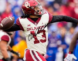* Caleb Williams Signed Photo 8X10 Rp Autographed Picture Oklahoma Sooners - £15.98 GBP